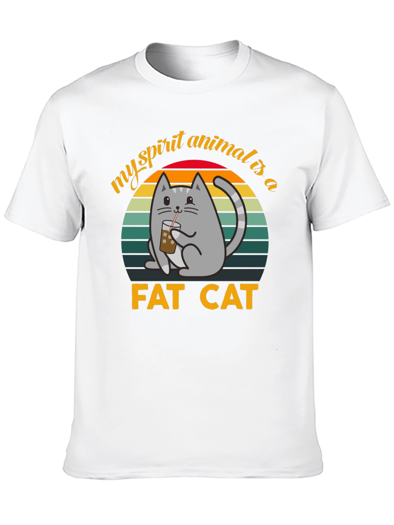 My Spirit Animal is a Fat Cat T-Shirt