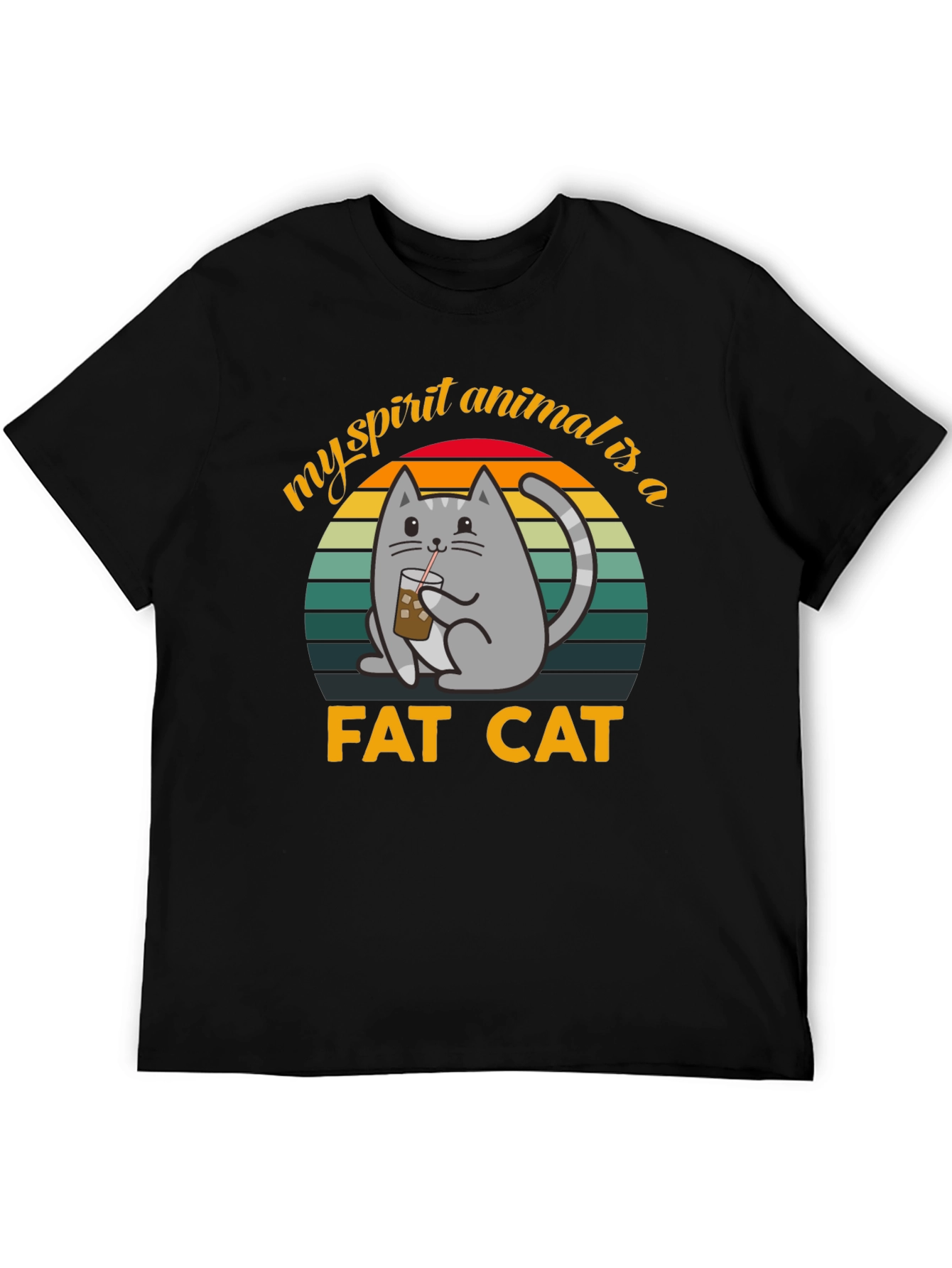 My Spirit Animal is a Fat Cat T-Shirt
