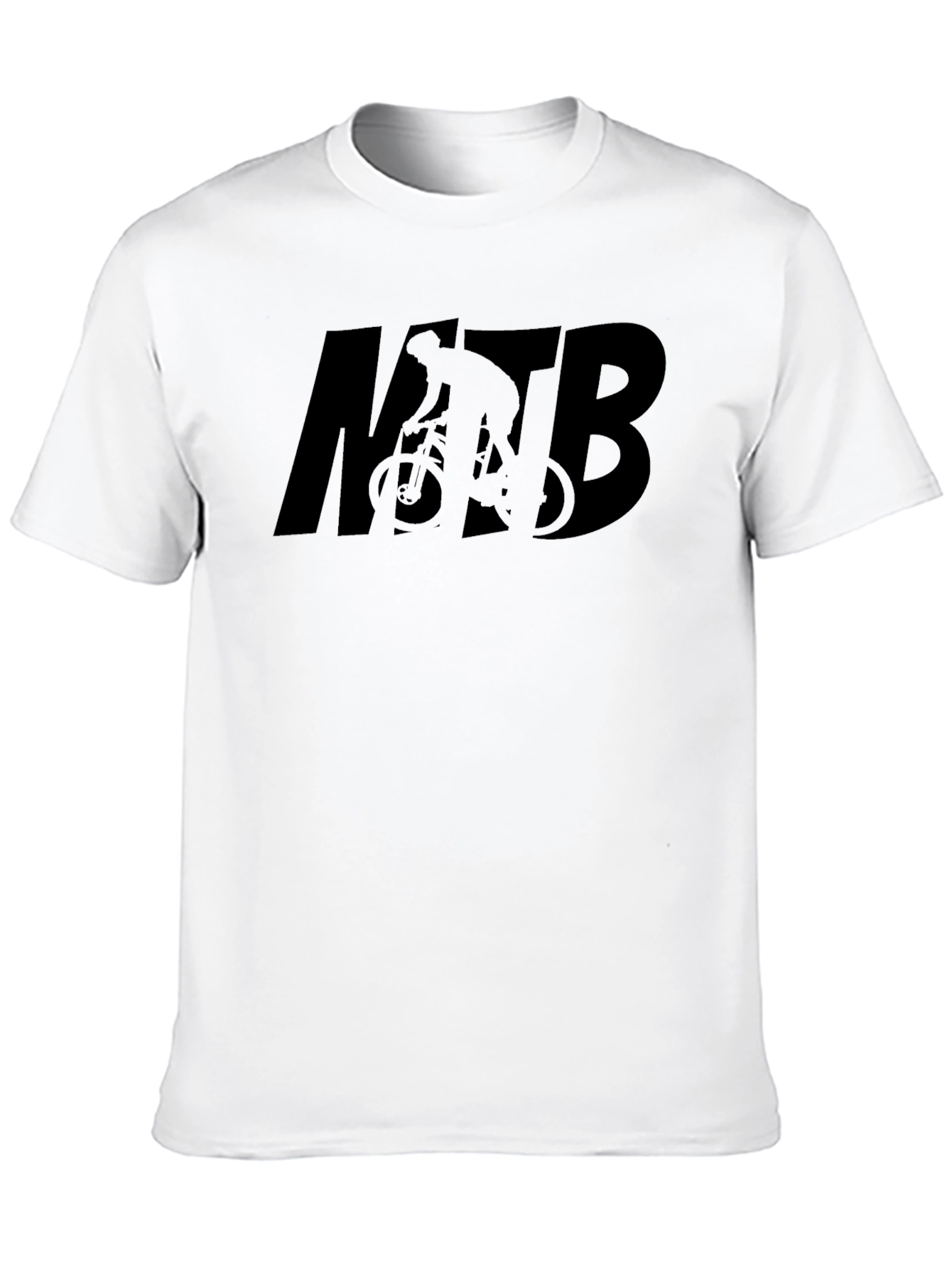 MTB Biking T-Shirt - Black Graphic Tee