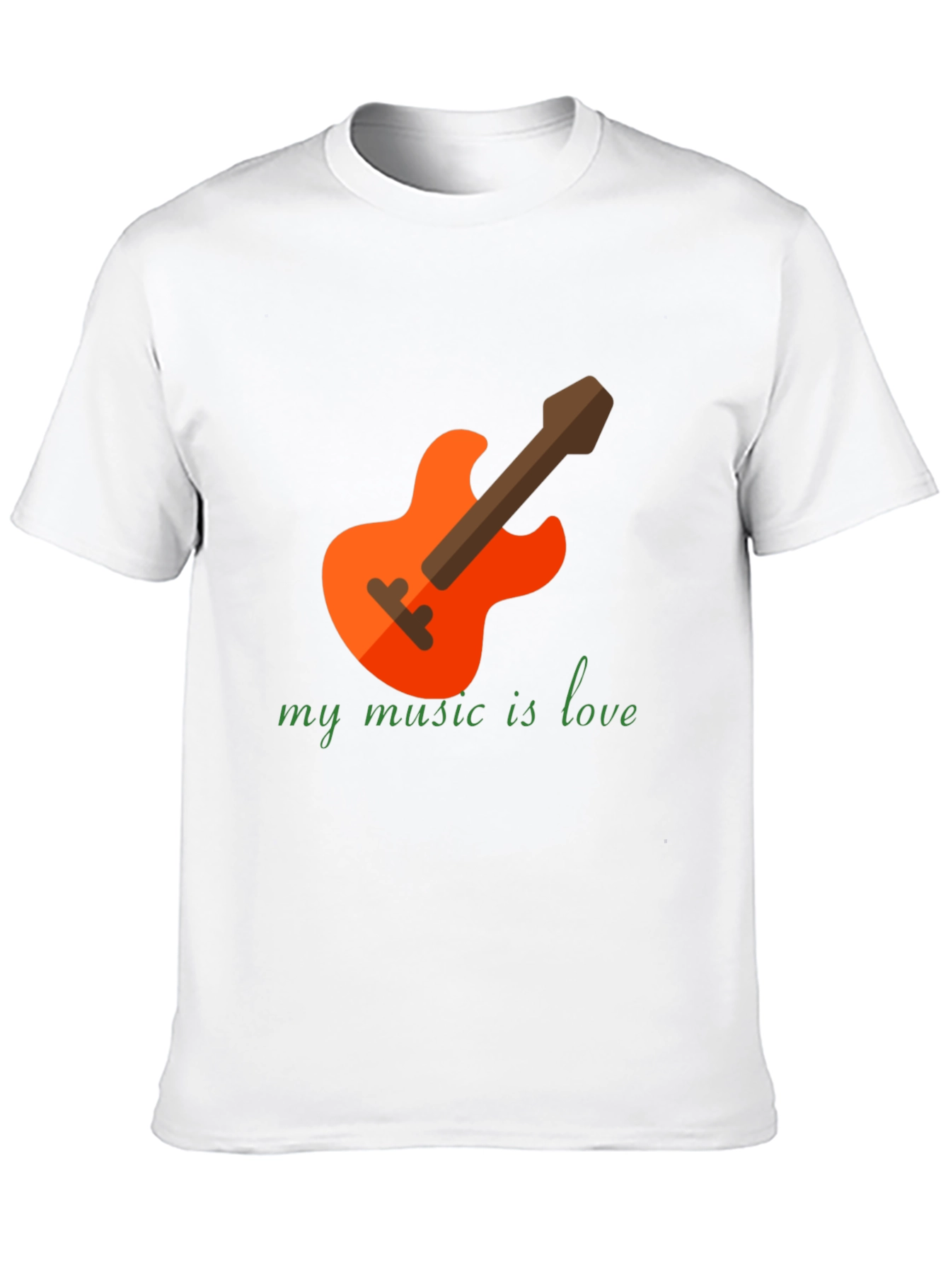 My Music is Love Black Graphic T-Shirt