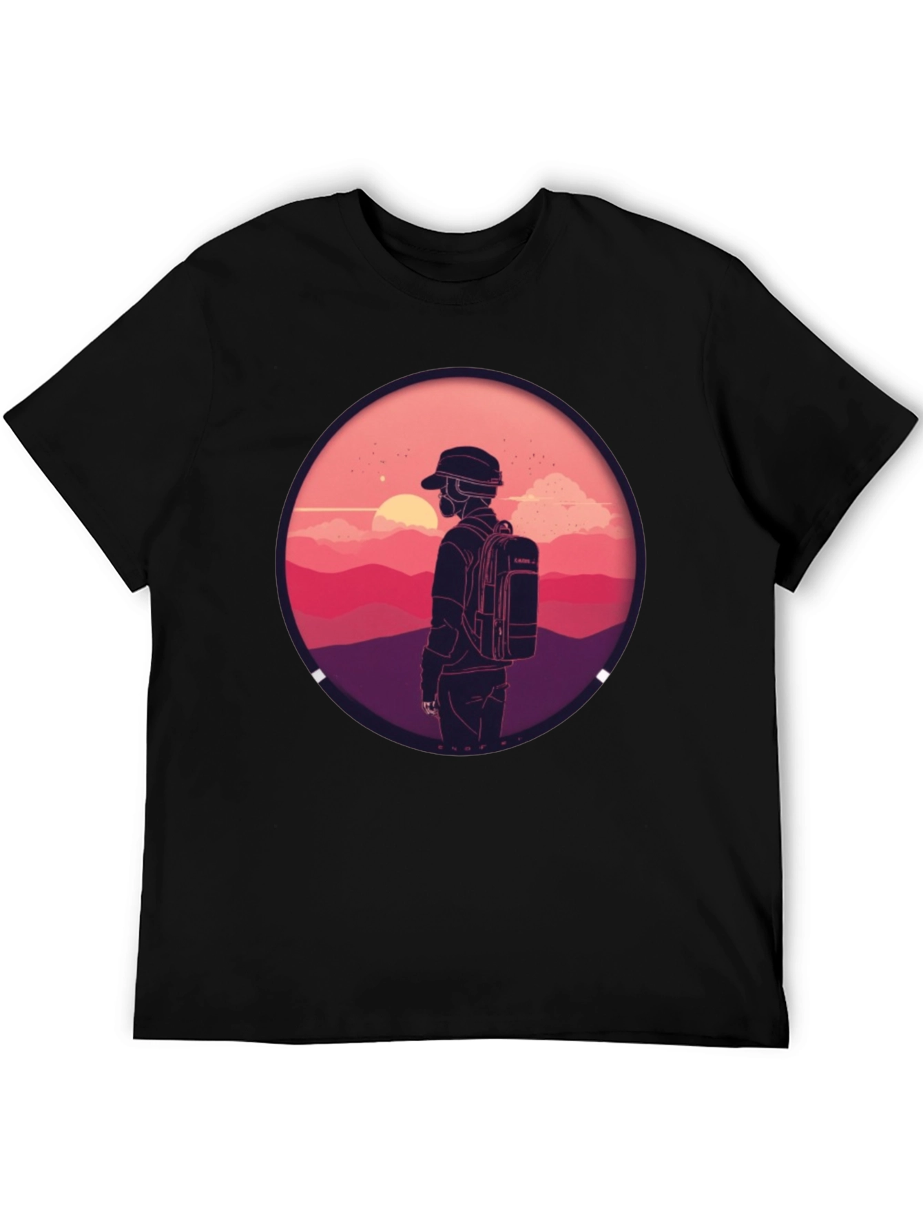Sunset Hiker Graphic Tee - Adventure Ready