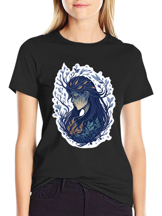 Nature Spirit Graphic Tee - Black