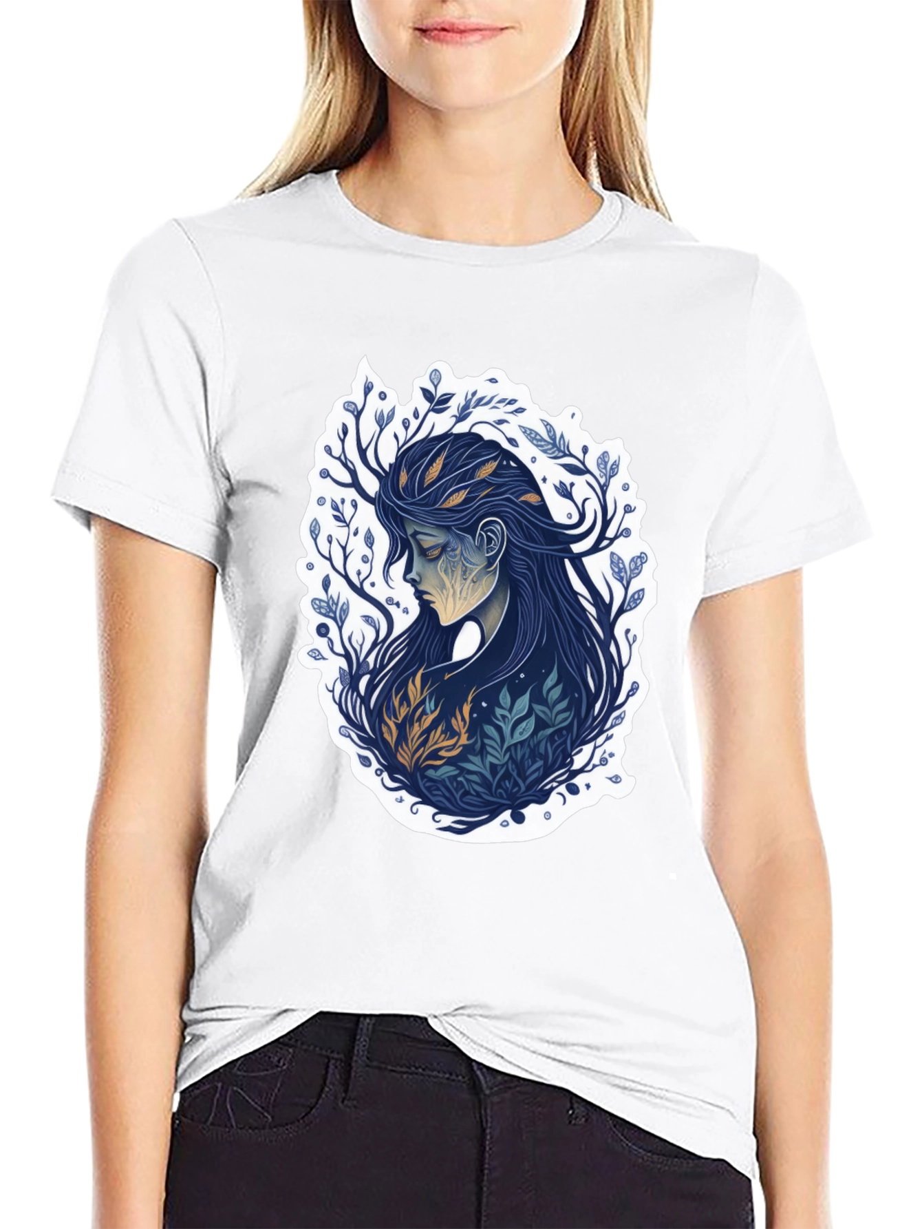 Nature Spirit Graphic Tee - Black