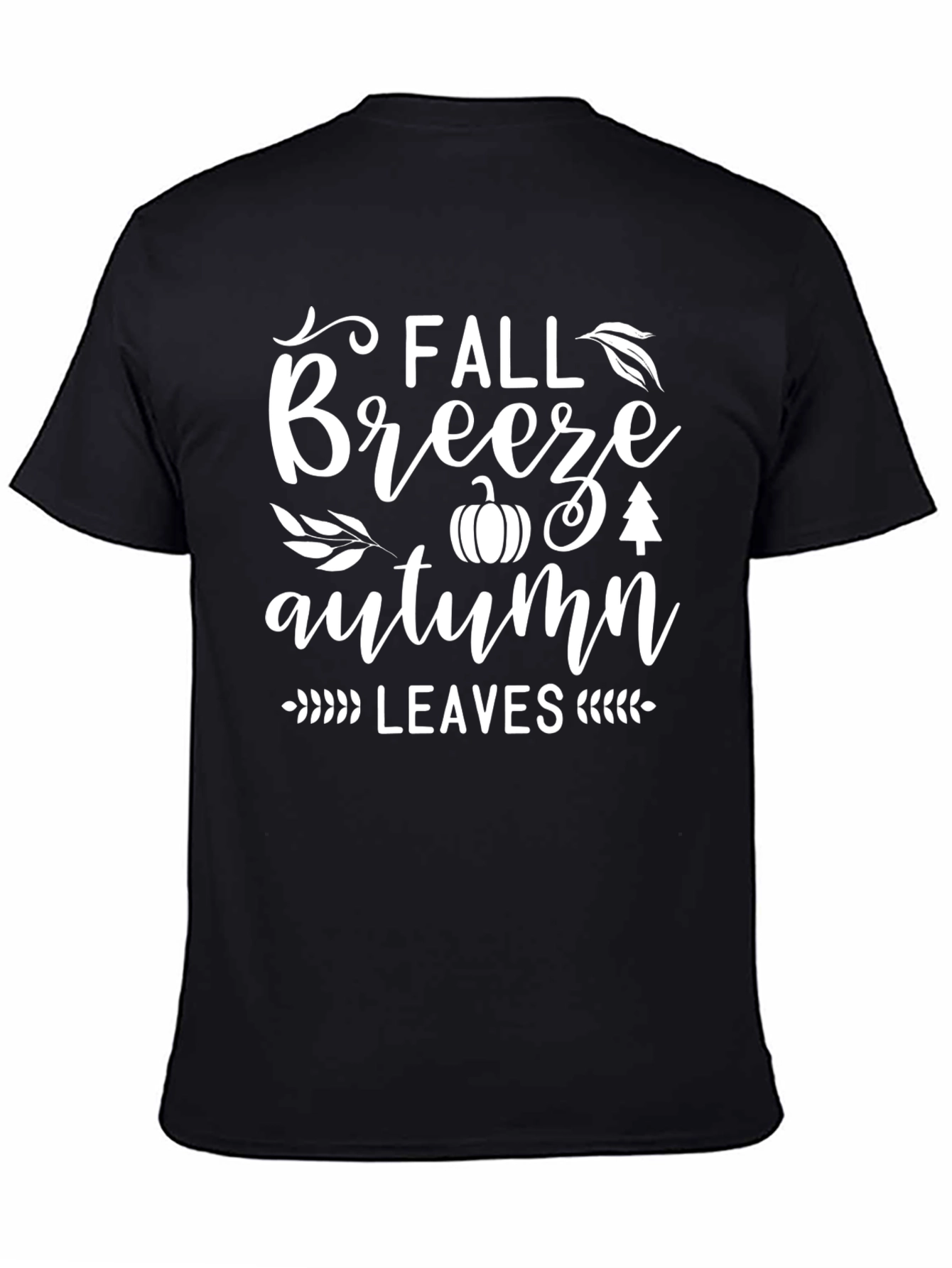 Fall Breeze Autumn Leaves Graphic Tee