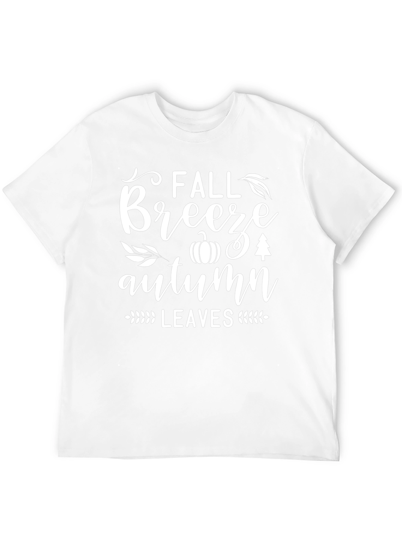 Fall Breeze Autumn Leaves Graphic Tee