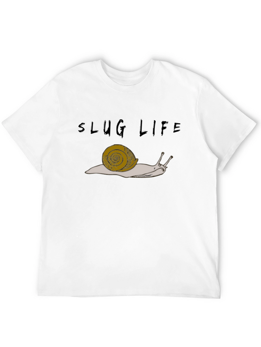 Slug Life Graphic Tee - Black Casual T-Shirt