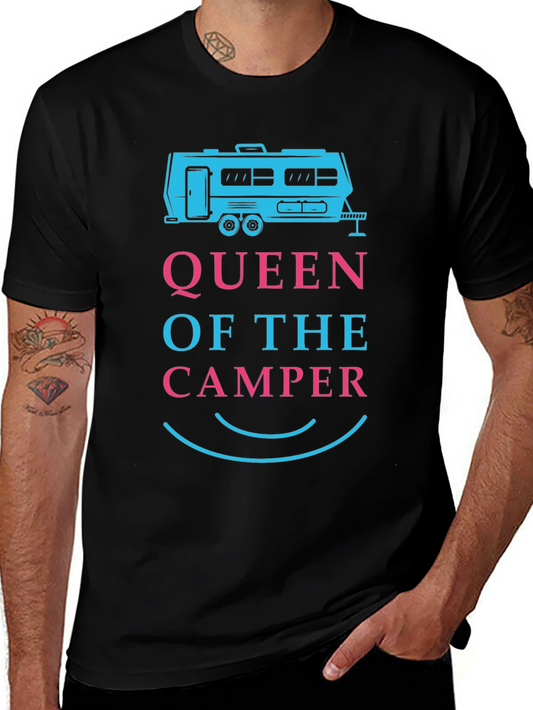 Queen of the Camper T-Shirt - Camping RV Life