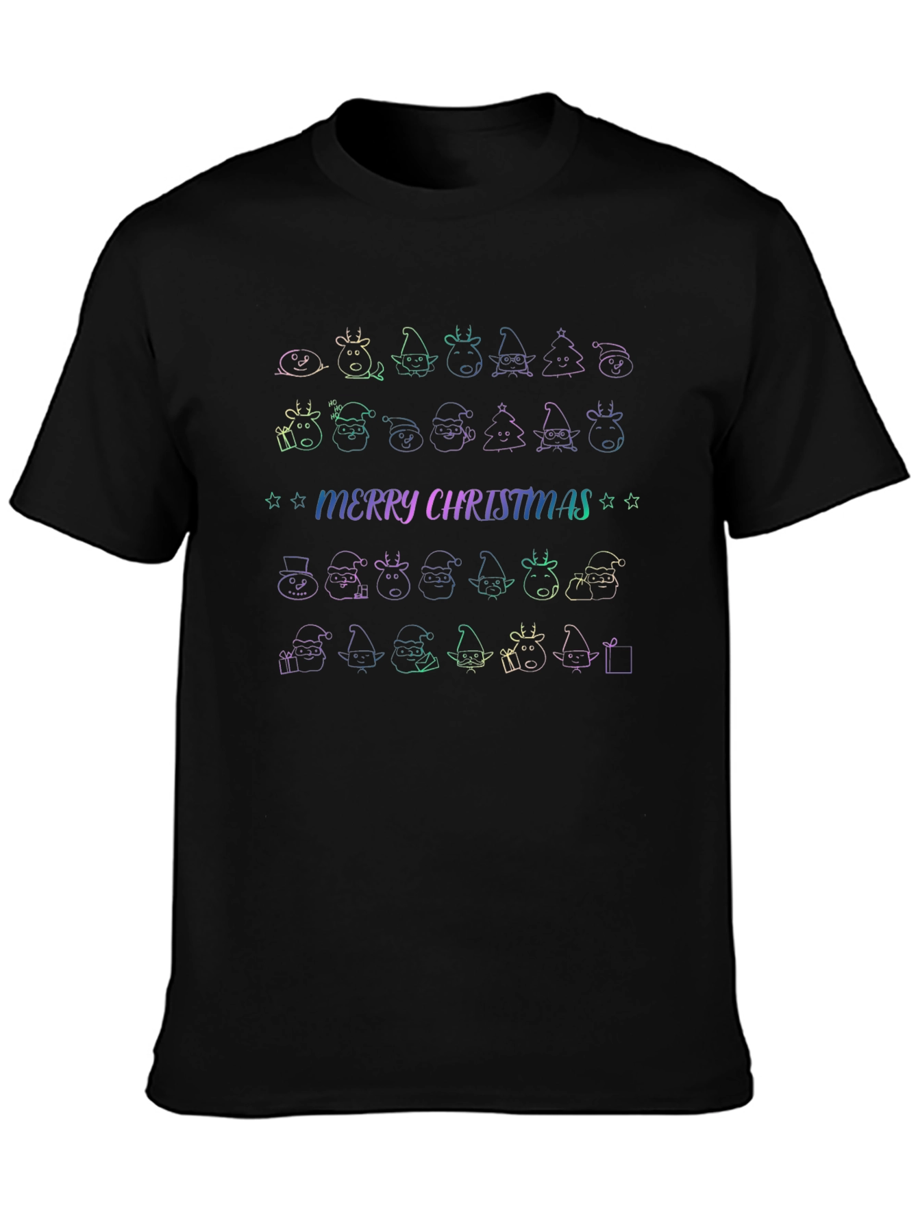 Merry Christmas Graphic Tee - Holiday Spirit