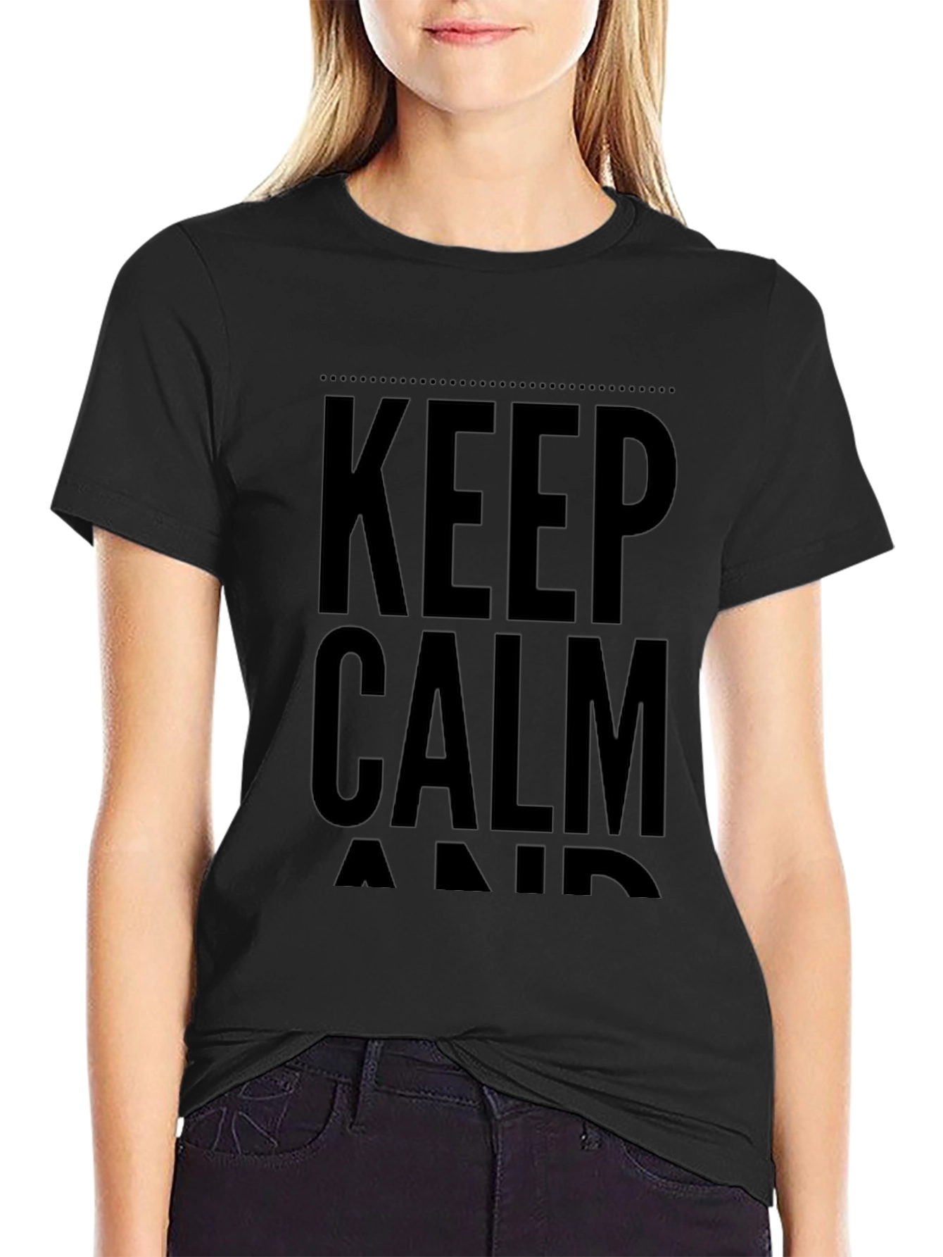 Keep Calm Black T-Shirt