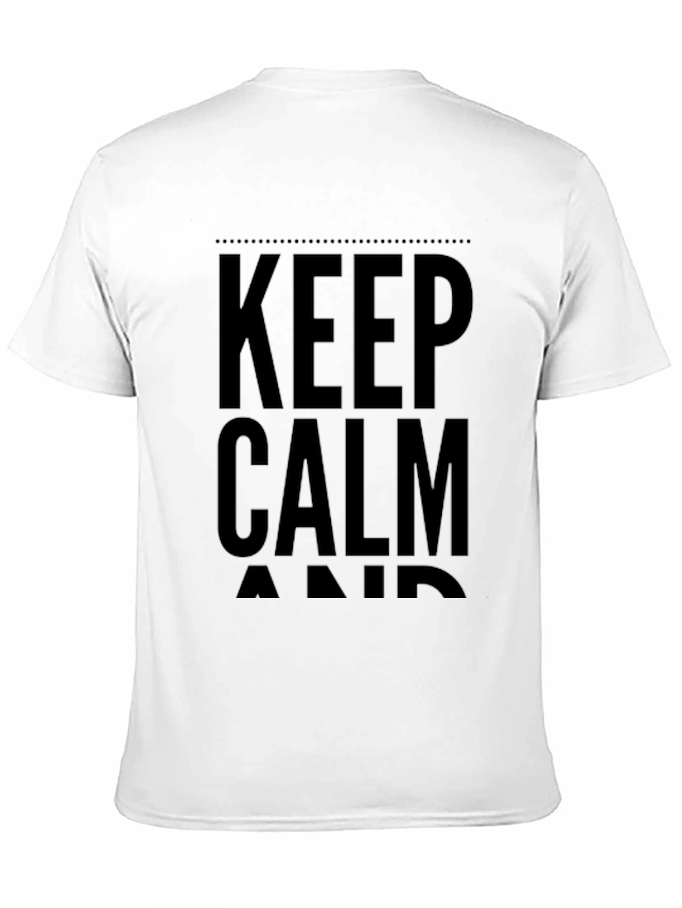 Keep Calm Black T-Shirt