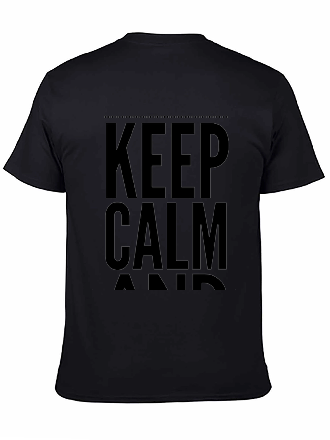 Keep Calm Black T-Shirt