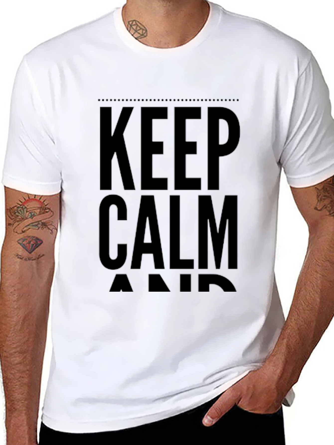 Keep Calm Black T-Shirt