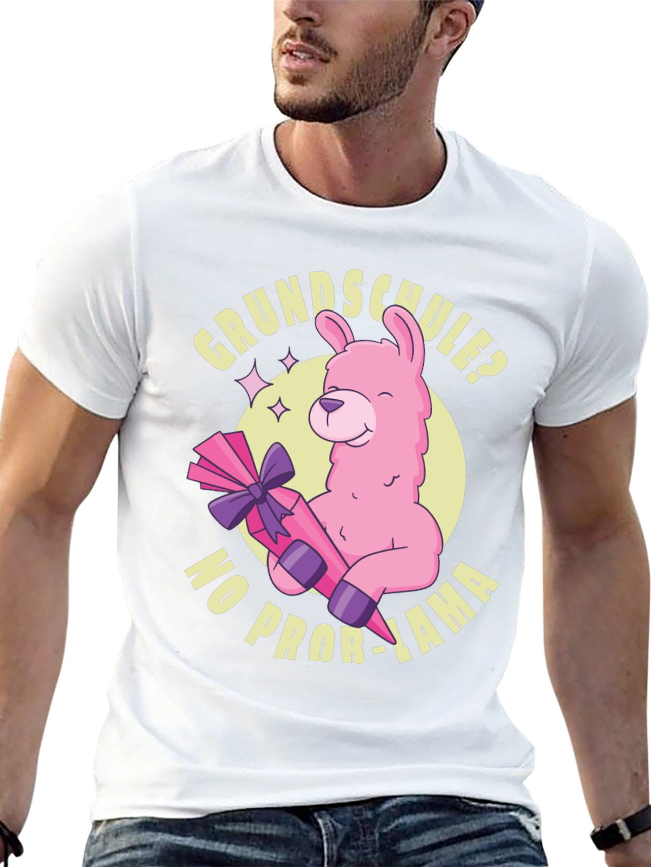 Grundschule? No Prob-Lama Graphic T-Shirt