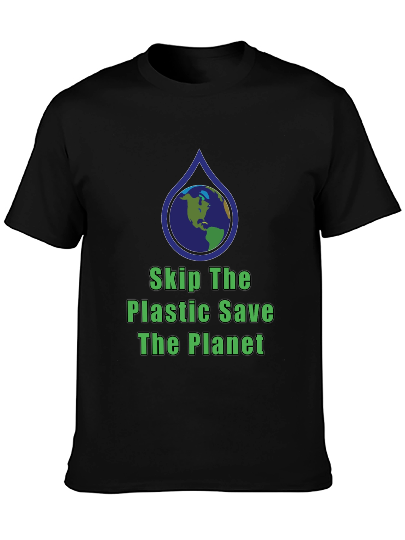 Eco-Friendly Save The Planet Graphic T-Shirt