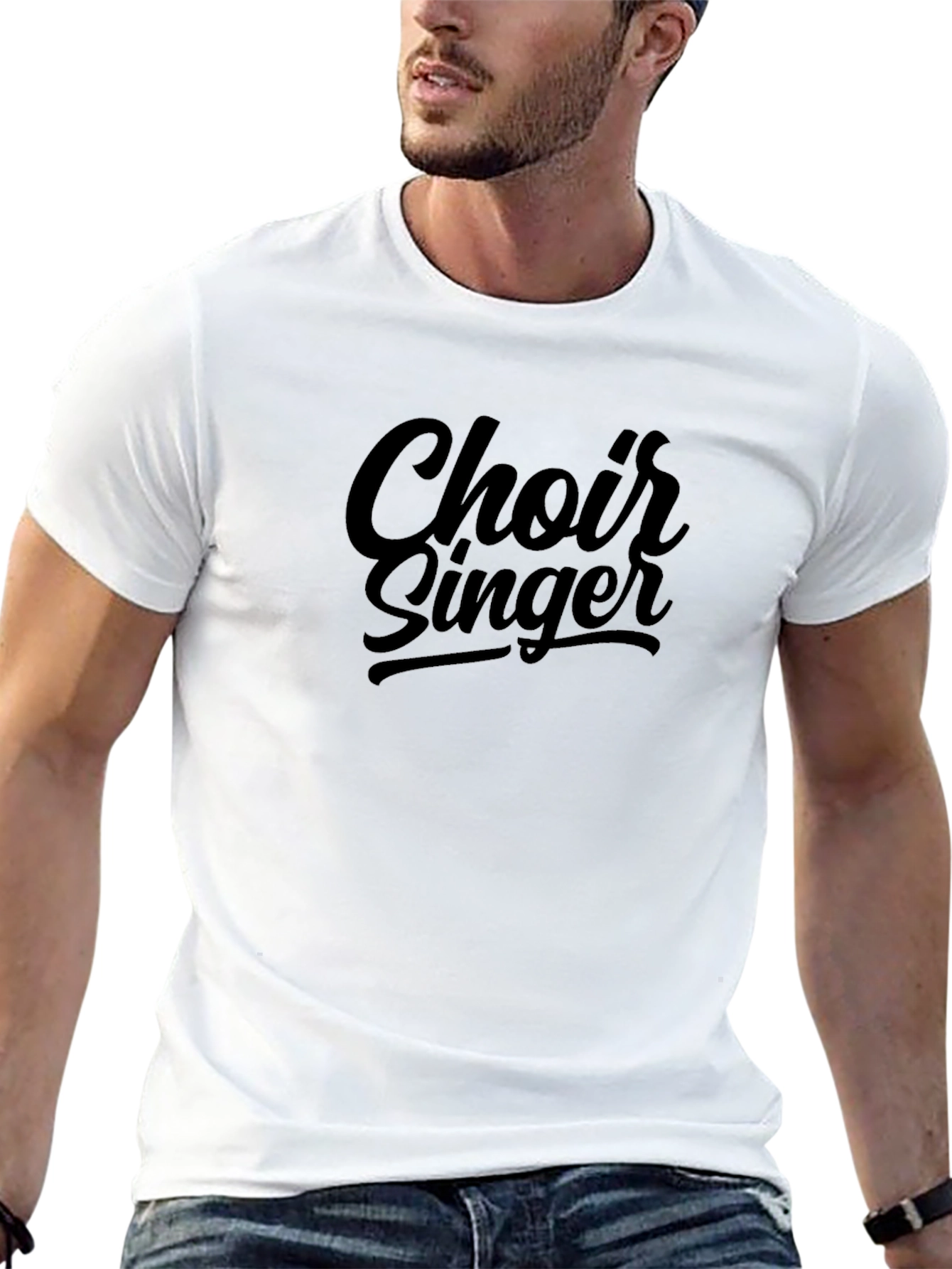 Choir Singer Graphic T-Shirt - Soft Cotton Blend