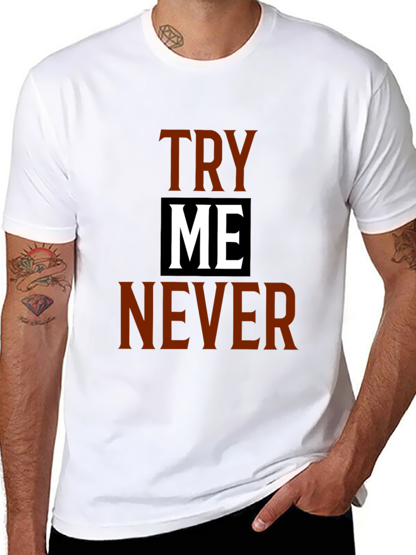 Try Me Never Graphic Tee