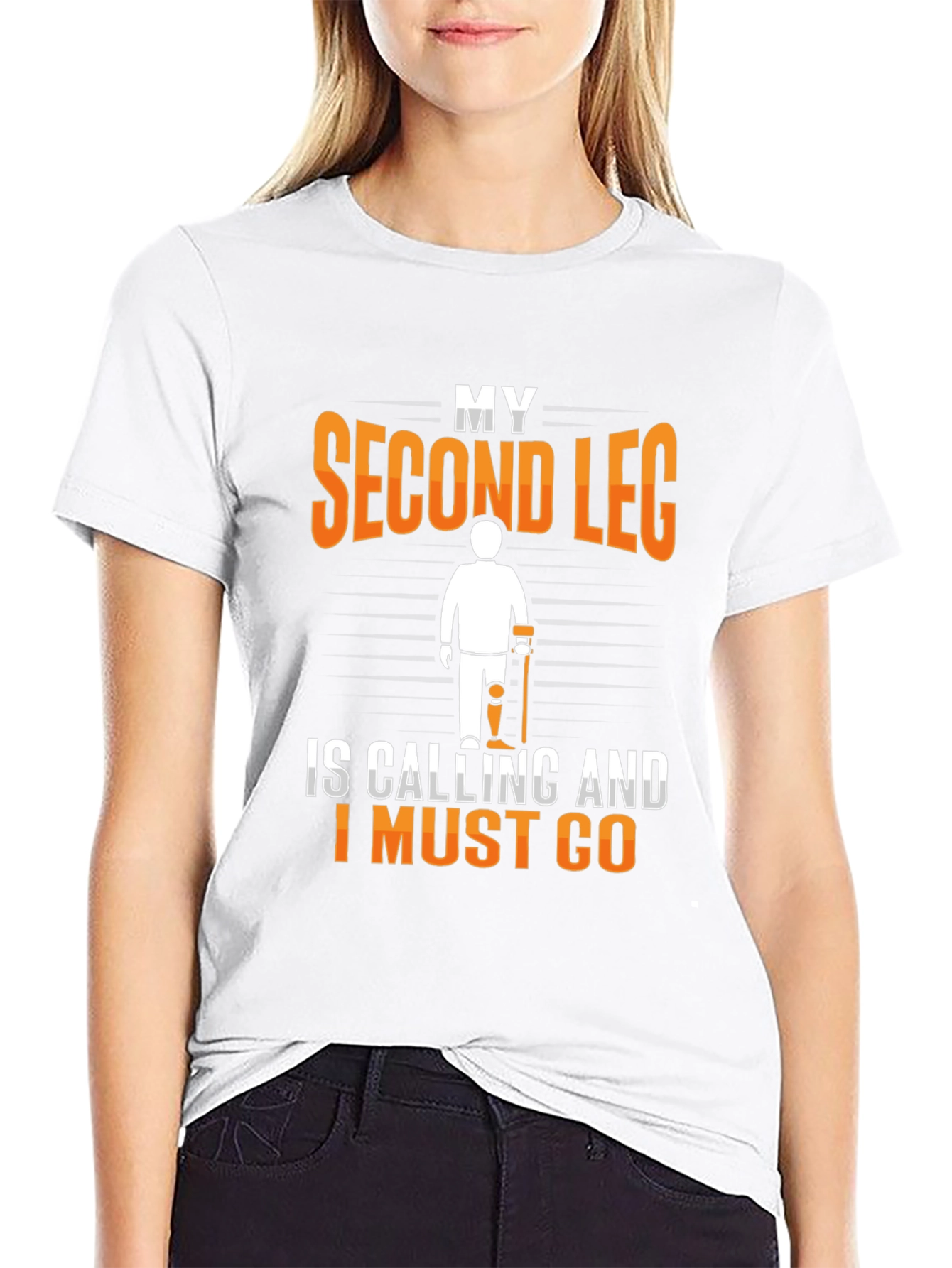 My Second Leg Funny Amputee T-Shirt