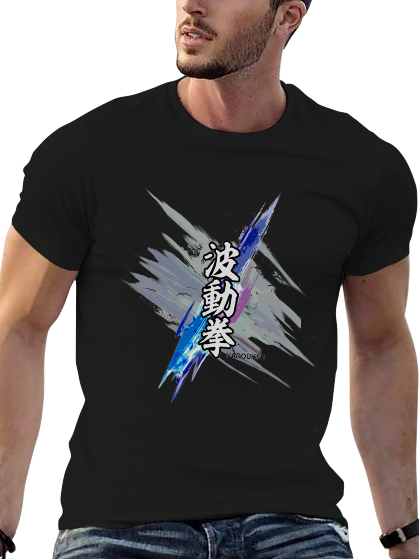 Hadouken T-Shirt Japanese Anime Graphic Tee