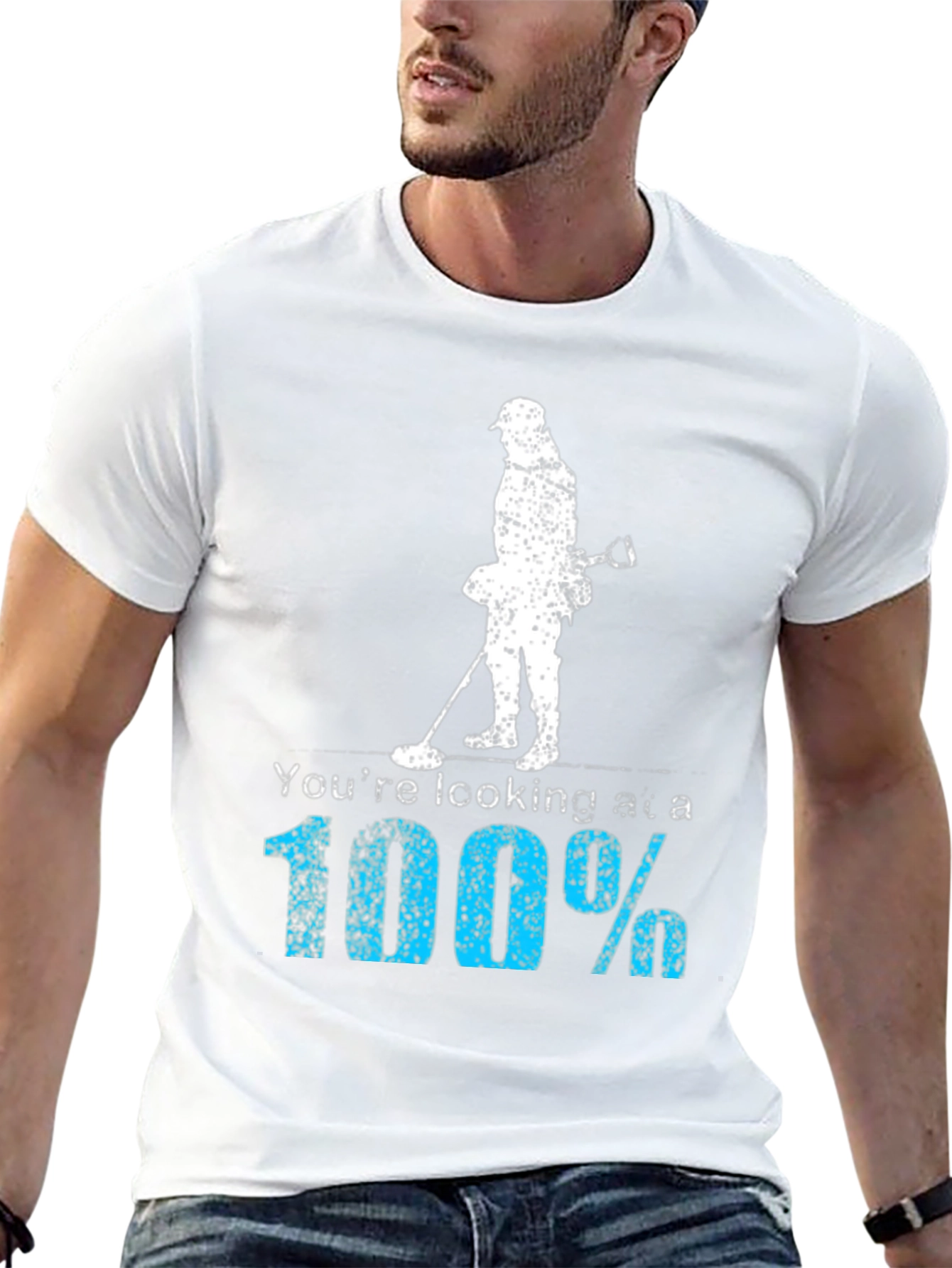 Metal Detecting T-Shirt - 100% Treasure Hunter