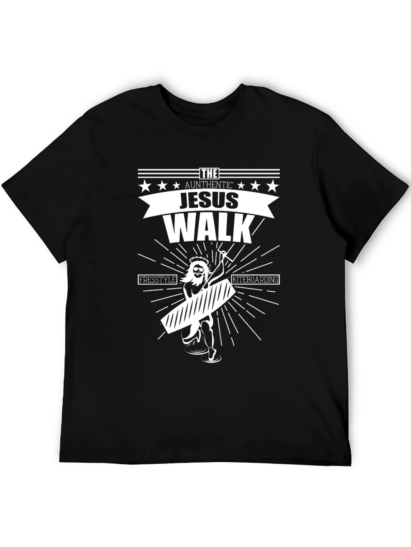Jesus Walk Kitesurfing T-Shirt
