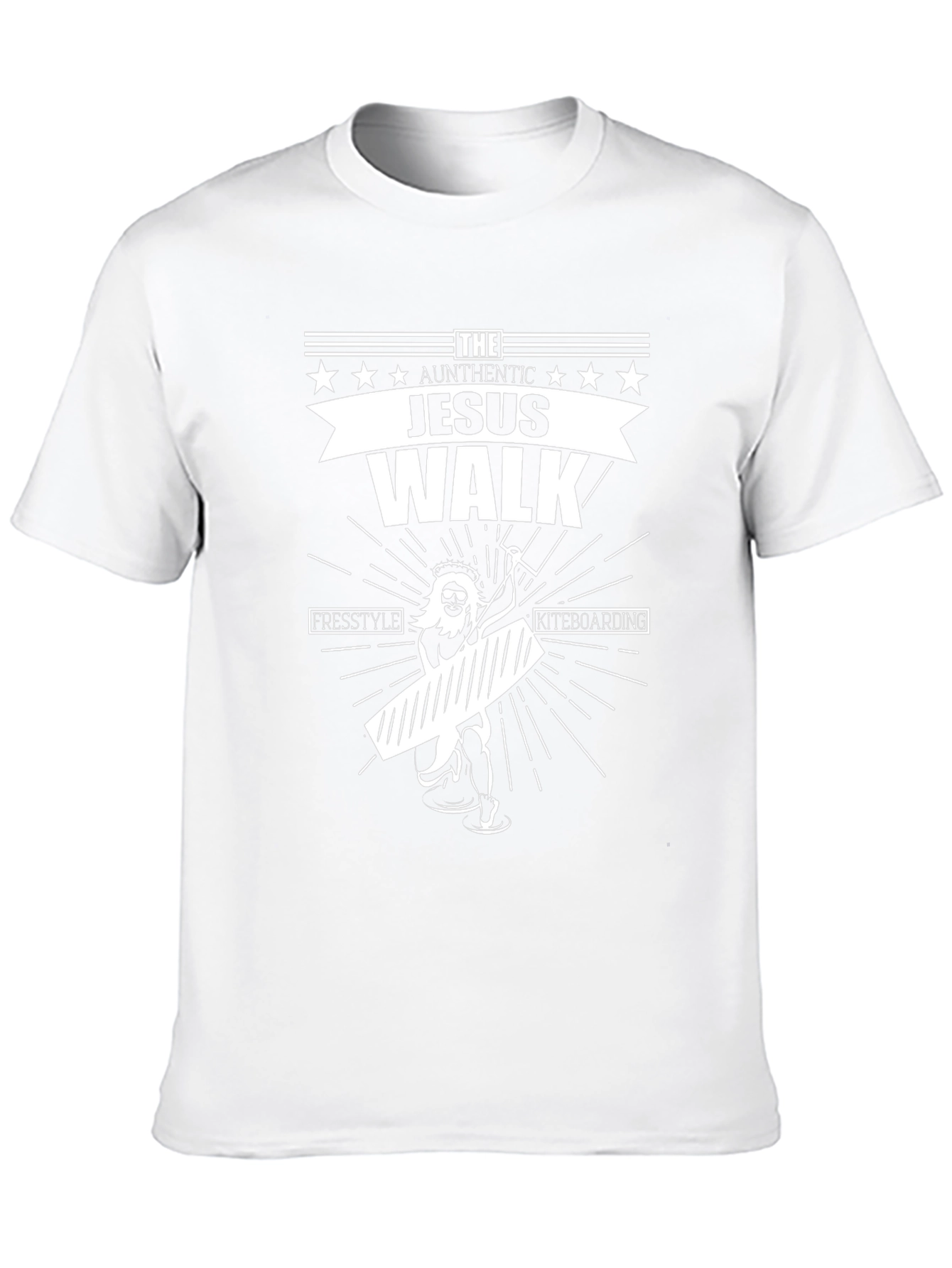 Jesus Walk Kitesurfing T-Shirt