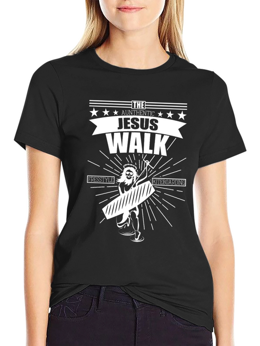 Jesus Walk Kitesurfing T-Shirt