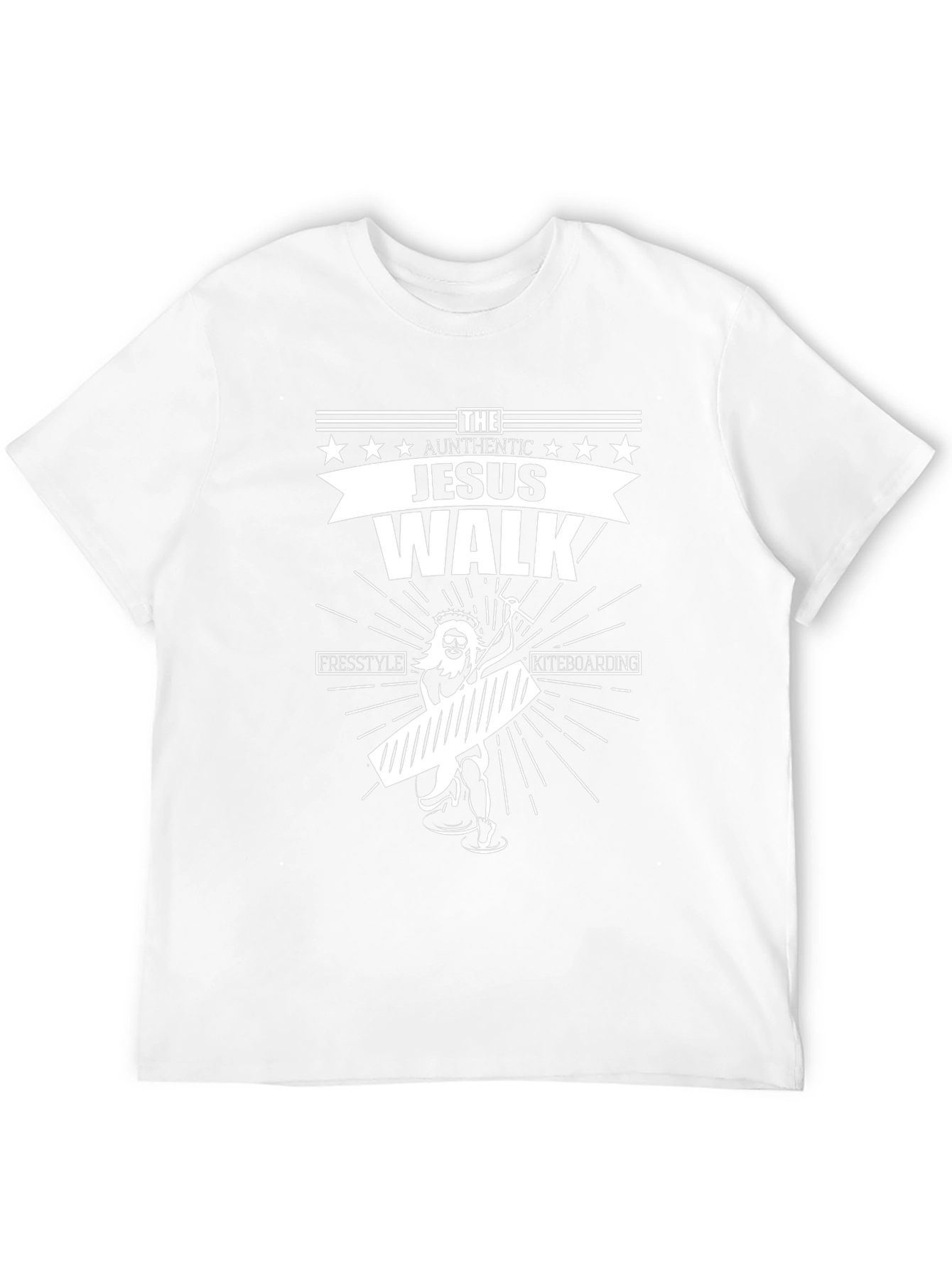 Jesus Walk Kitesurfing T-Shirt