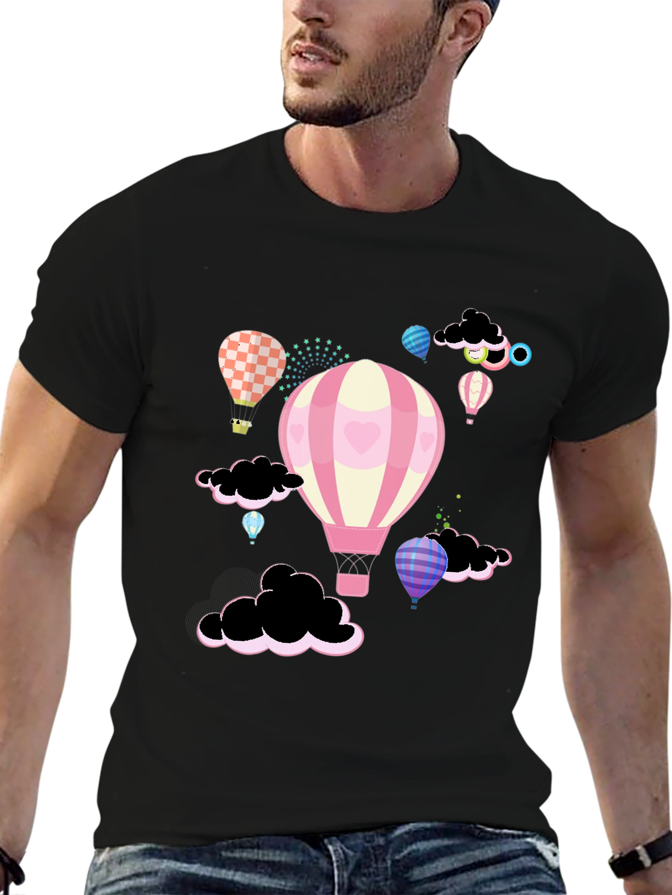 Fantasy Balloon Print T-Shirt