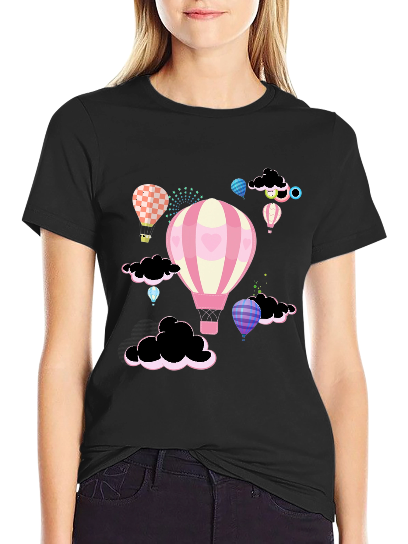 Fantasy Balloon Print T-Shirt