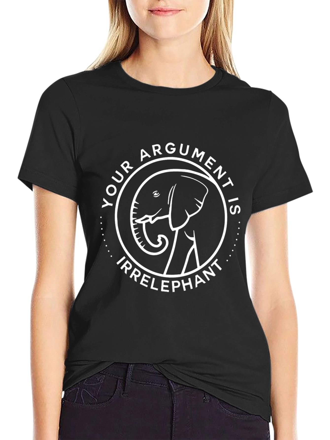 Irrelephant Graphic Tee - Funny Elephant Argument T-Shirt