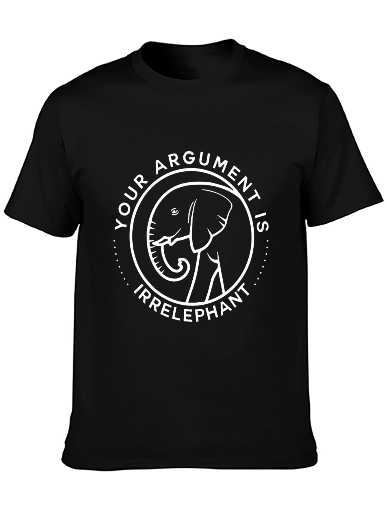 Irrelephant Graphic Tee - Funny Elephant Argument T-Shirt