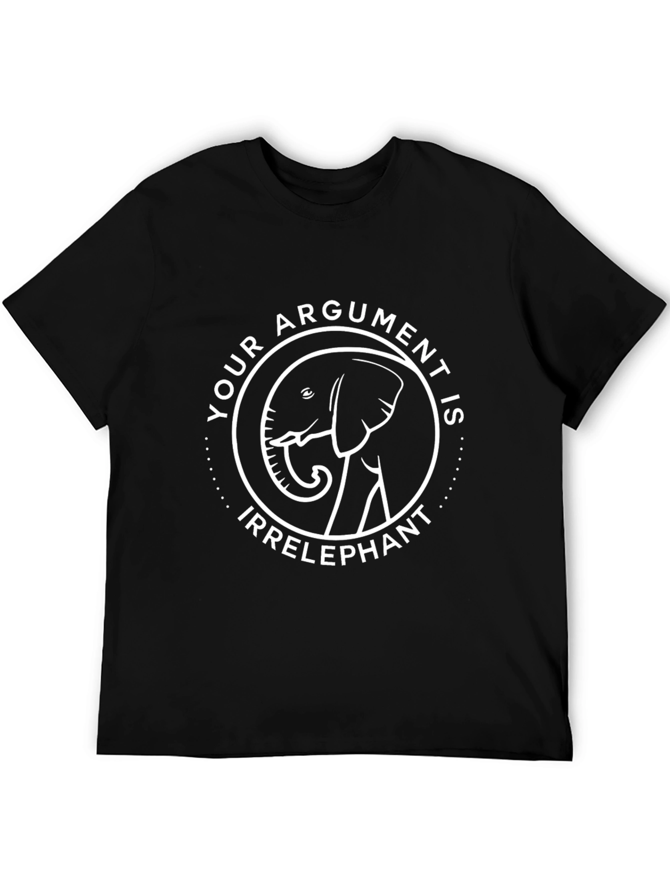 Irrelephant Graphic Tee - Funny Elephant Argument T-Shirt