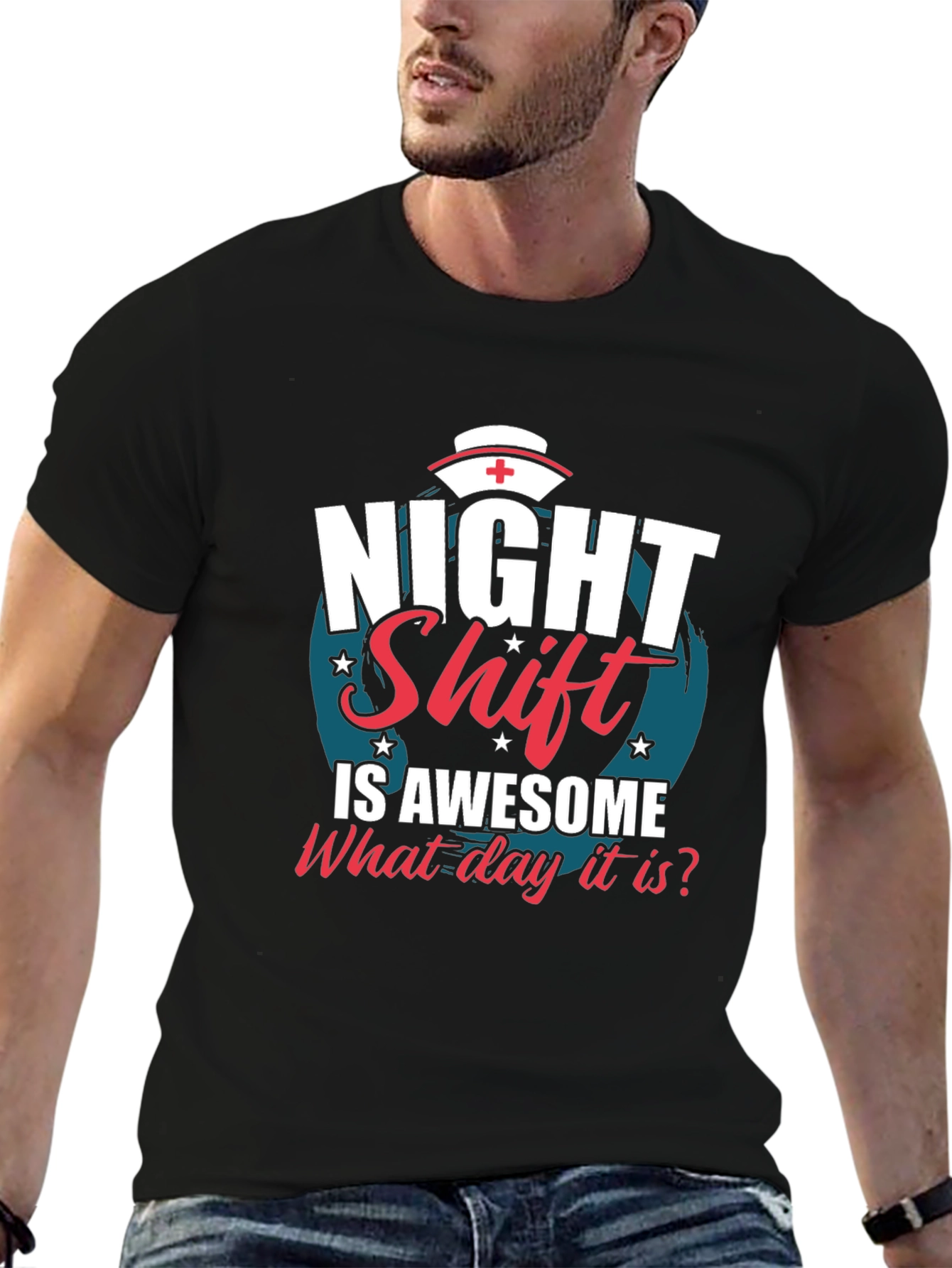 Night Shift Nurse T-Shirt - What Day Is It?