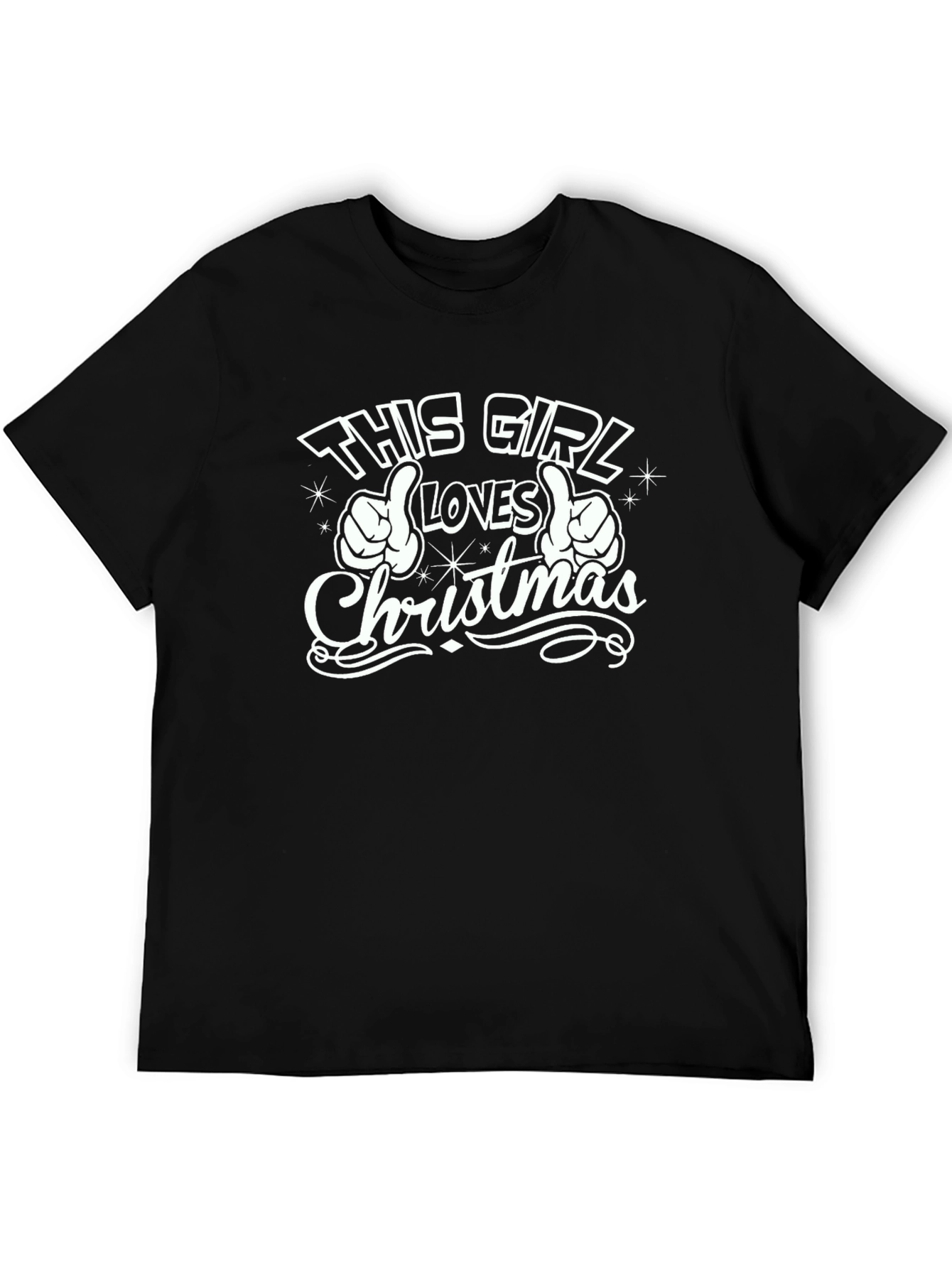 This Girl Loves Christmas T-Shirt Holiday Tee