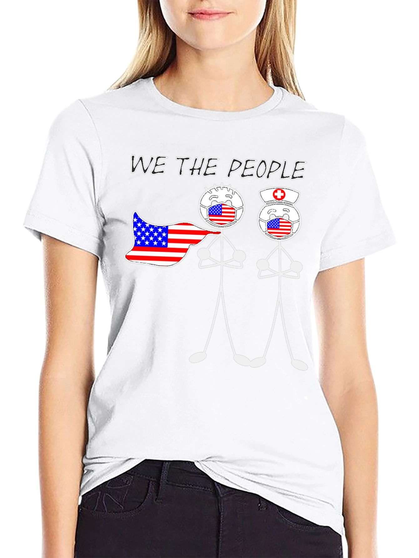 We The People Graphic T-Shirt
