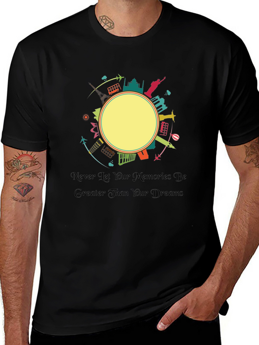 Black Travel Memories T-Shirt
