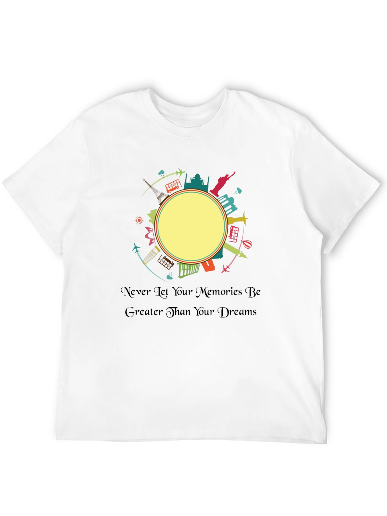 Black Travel Memories T-Shirt