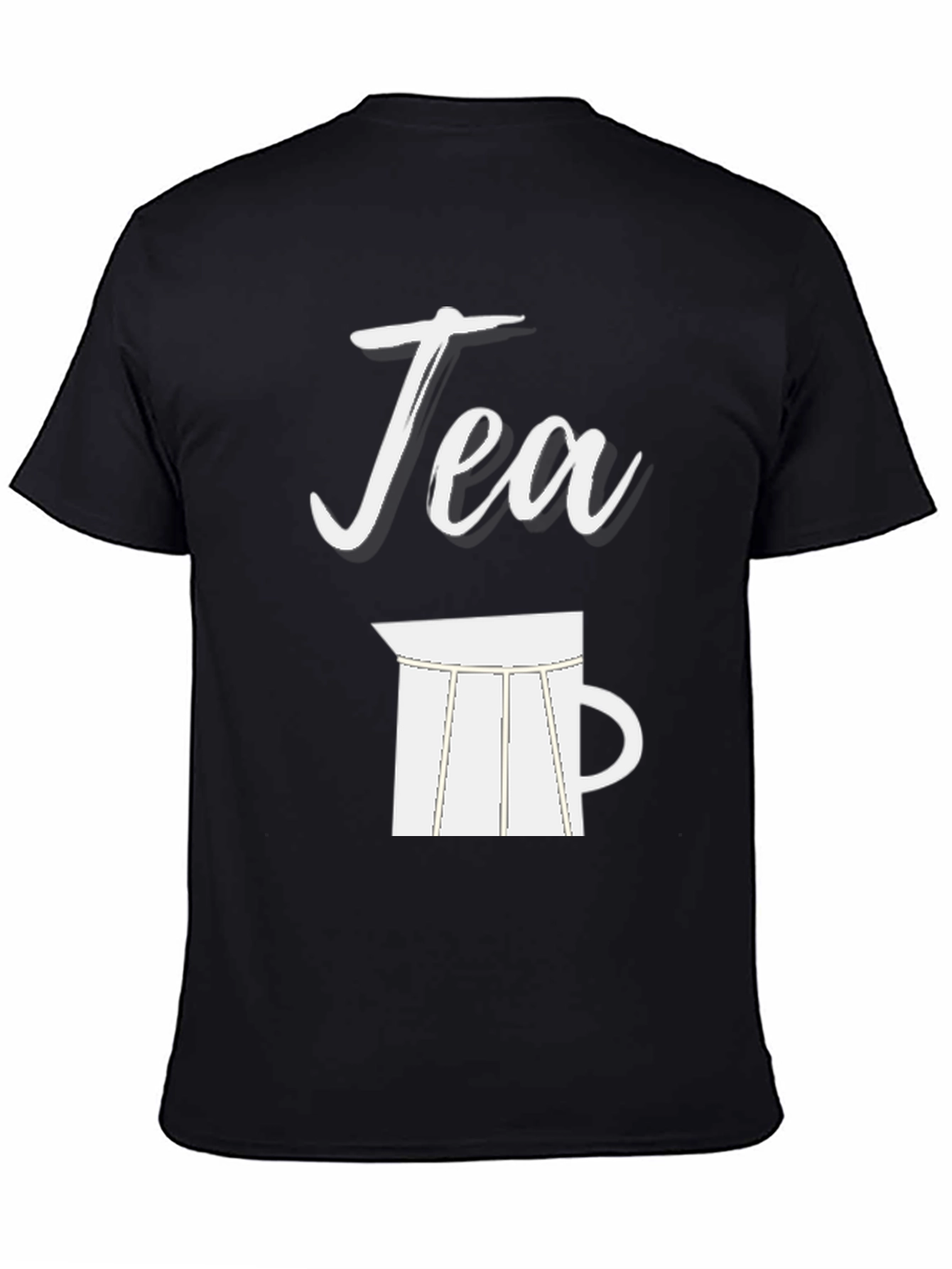 Tea Time Black Graphic Tee