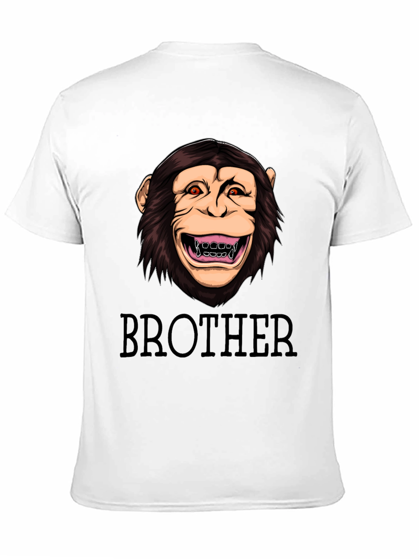 Brother Monkey Graphic Tee - Crew Neck T-Shirt