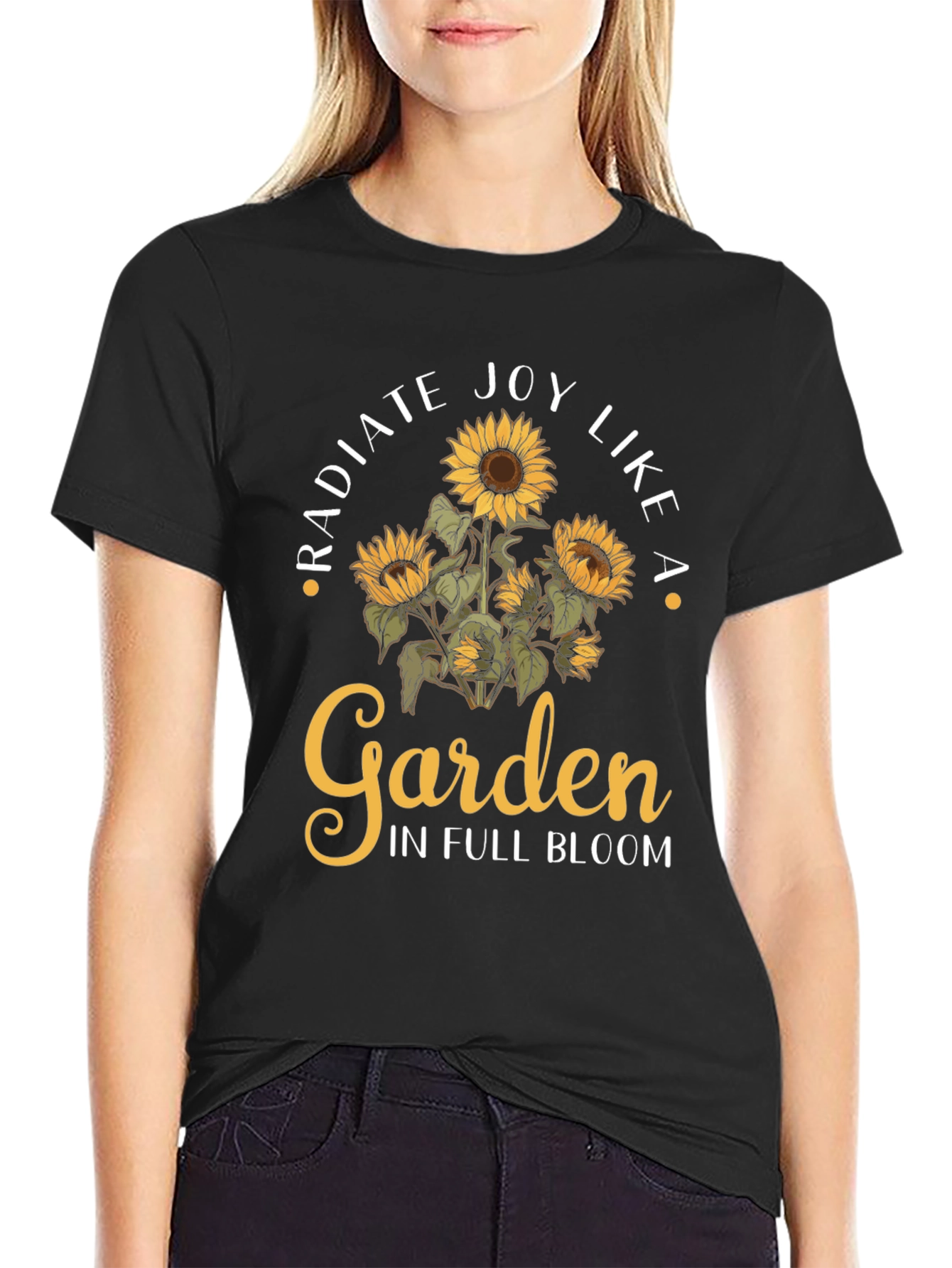 Radiate Joy Sunflower Garden T-Shirt