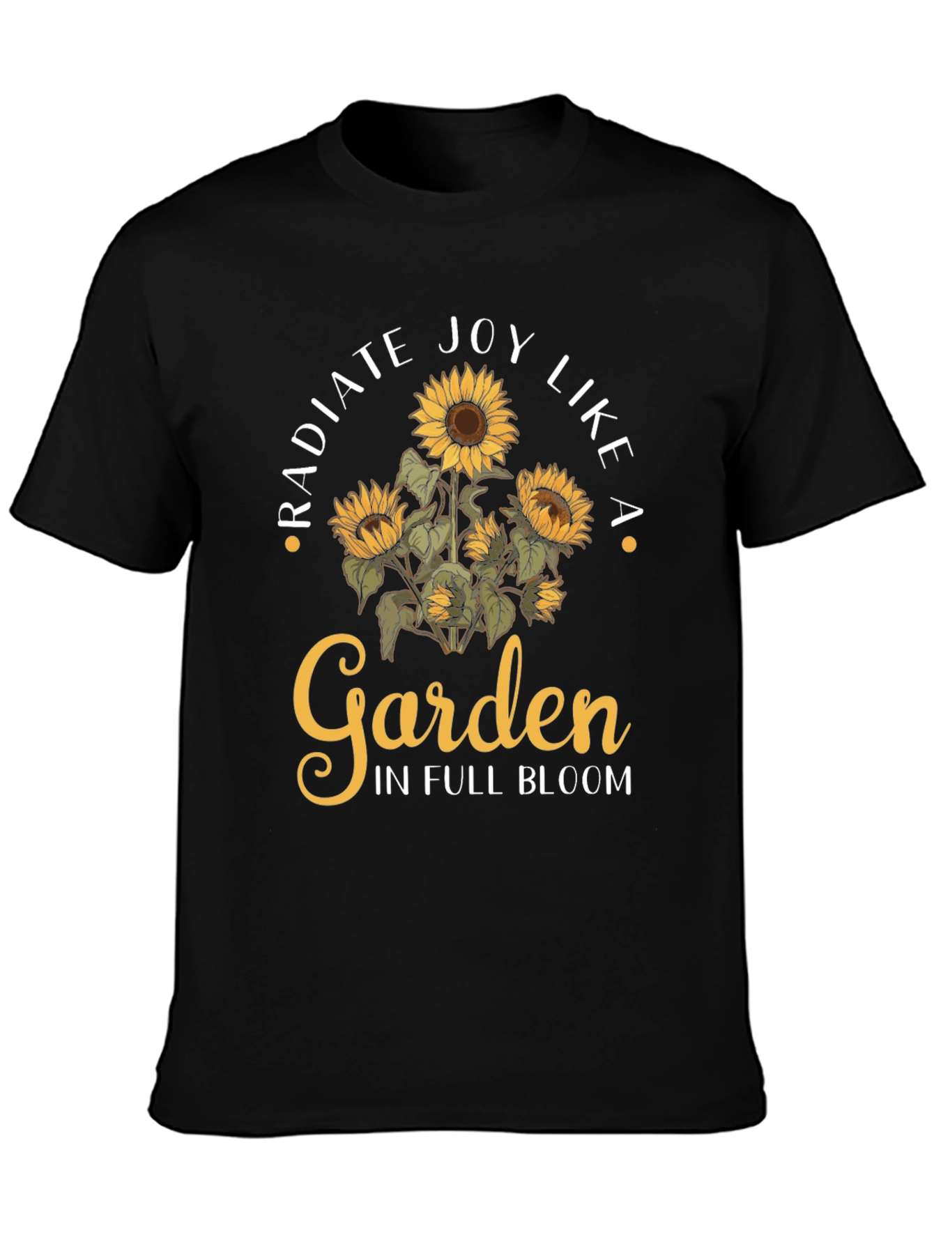 Radiate Joy Sunflower Garden T-Shirt