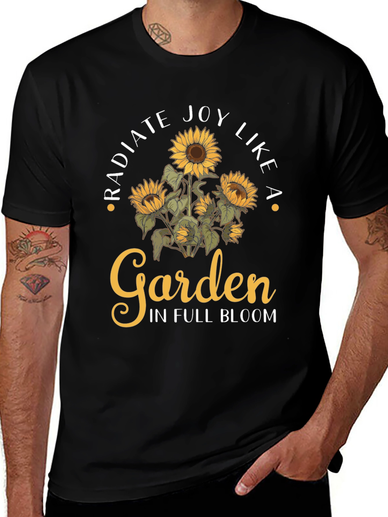 Radiate Joy Sunflower Garden T-Shirt