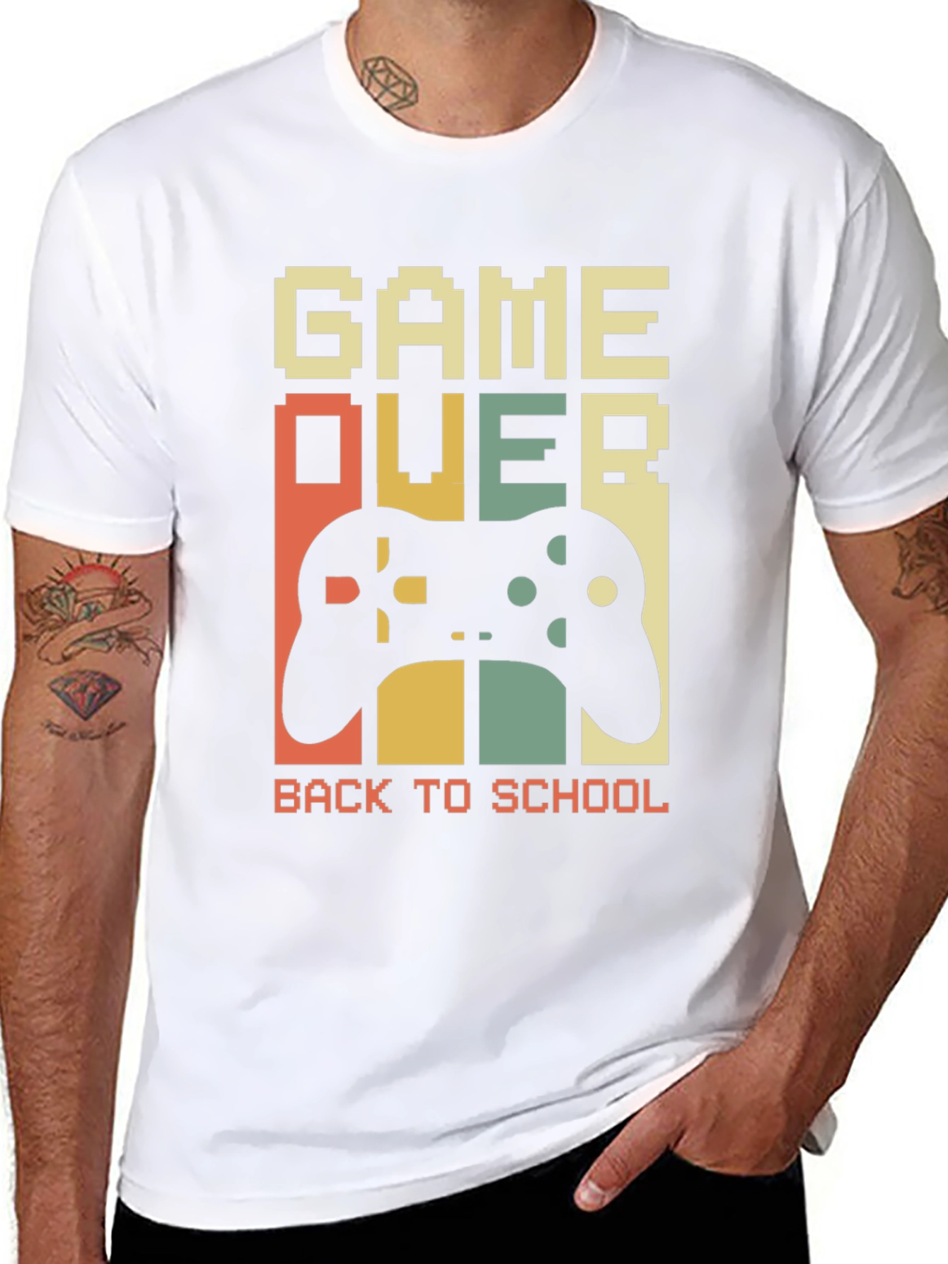 Game Over Back to School Graphic Tee