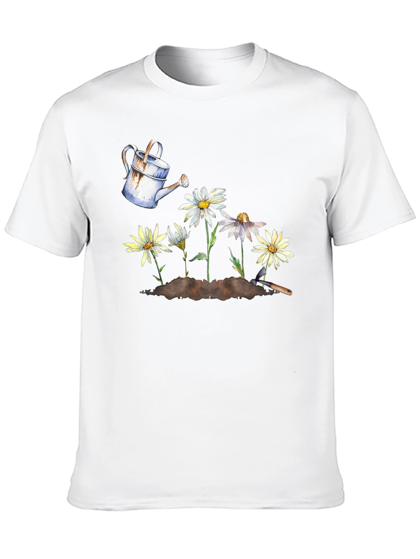 Daisy Watering Can Graphic Tee