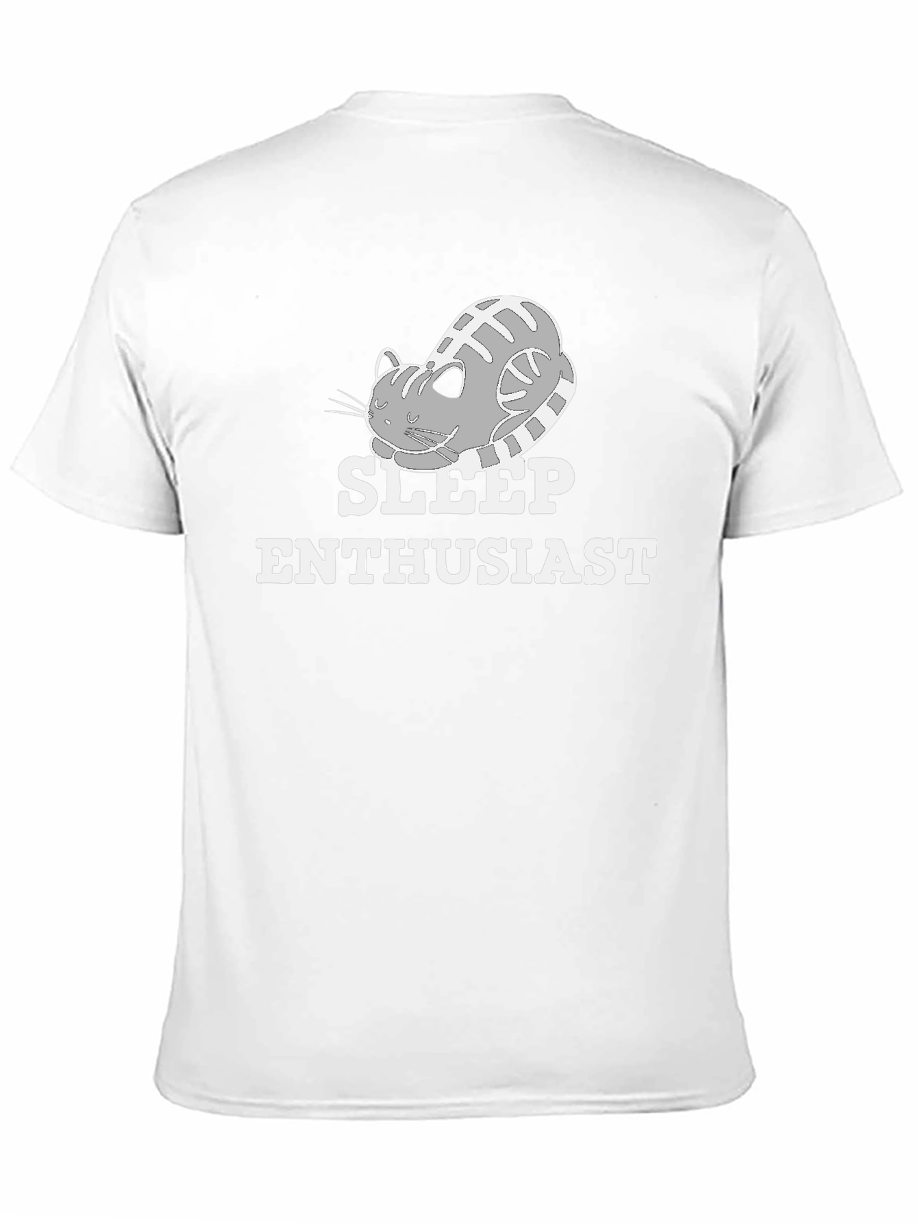 Sleep Enthusiast Cat Graphic T-Shirt