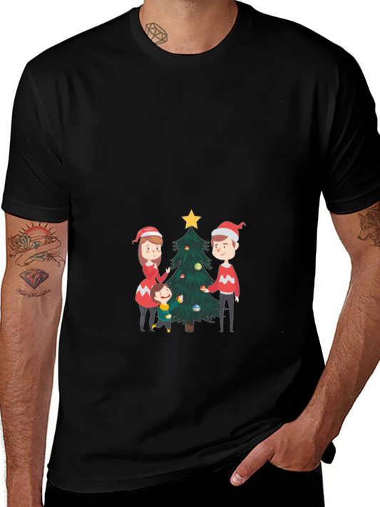 Festive Family Christmas Tree T-Shirt