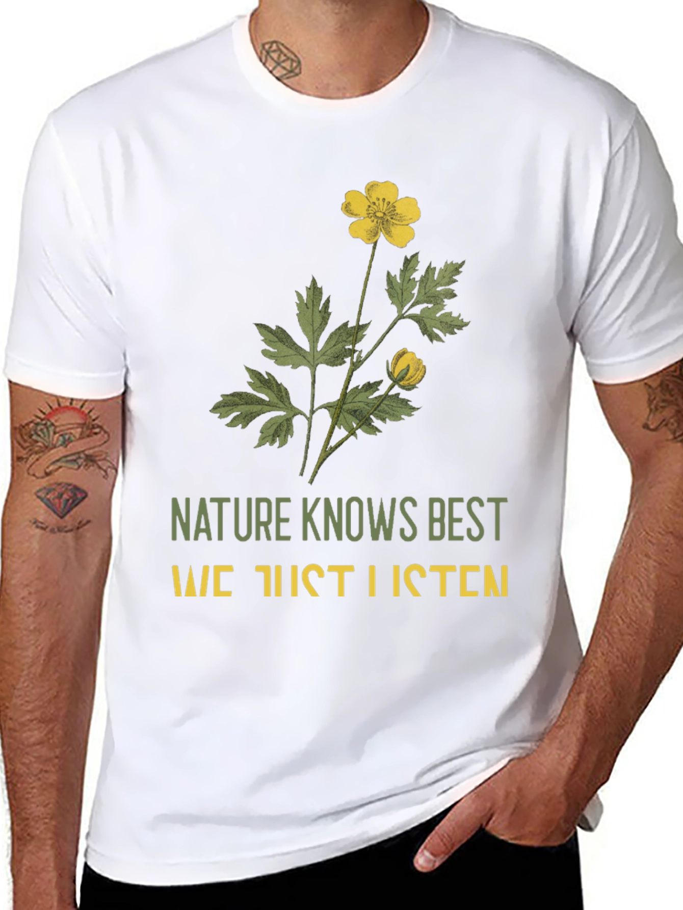 Nature Knows Best Graphic T-Shirt