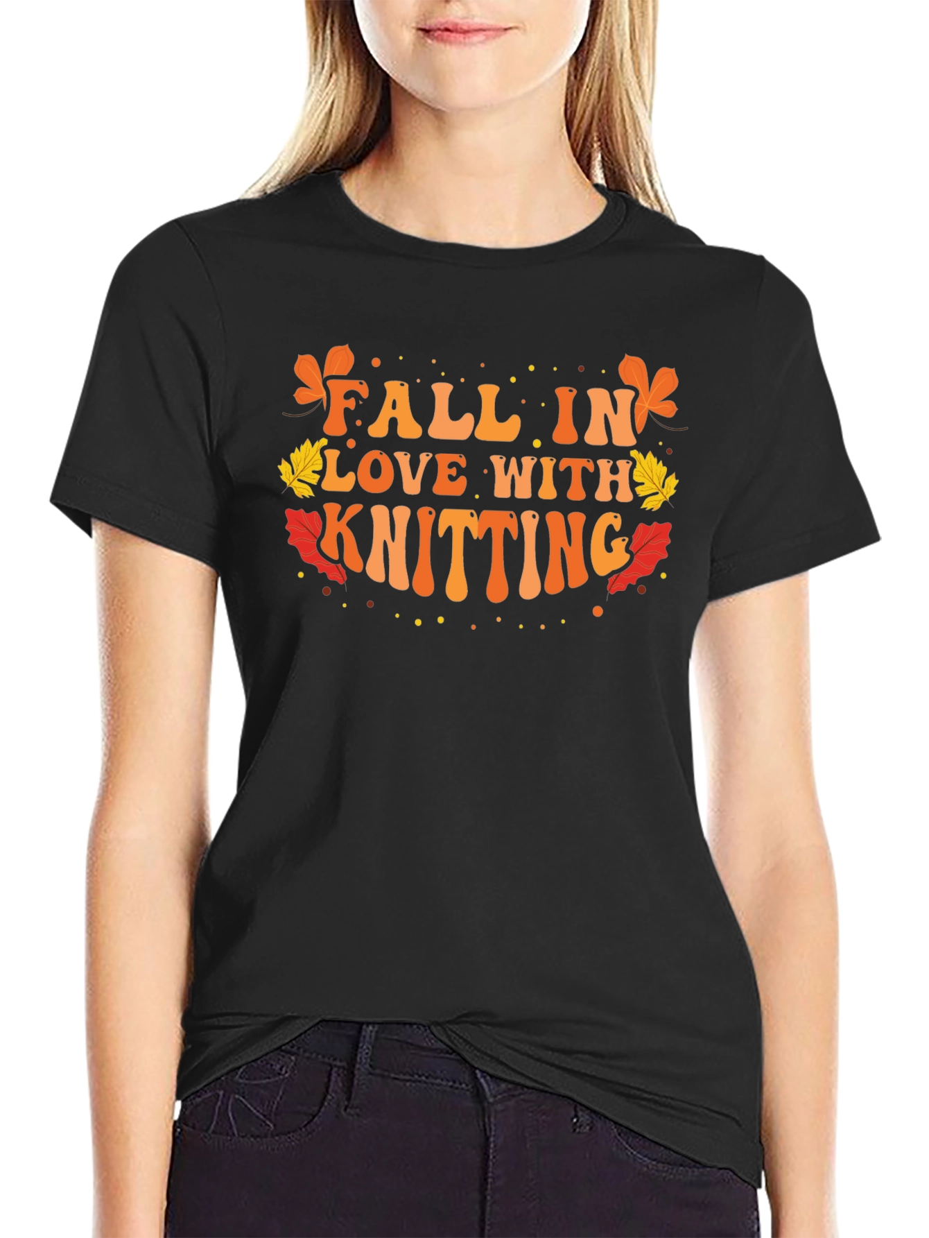 Fall in Love With Knitting T-Shirt
