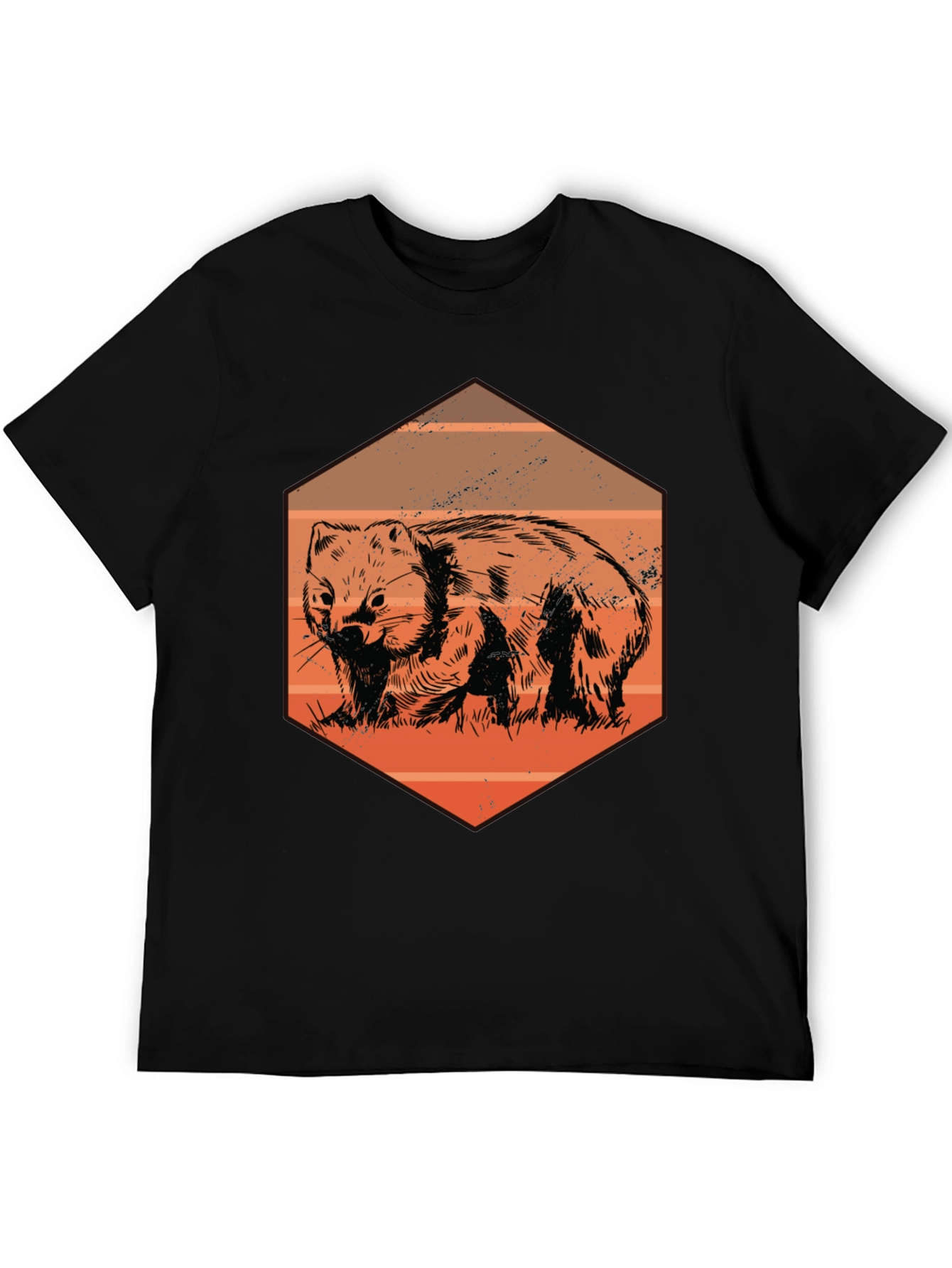 Wombat Graphic Tee - Unique Animal Design