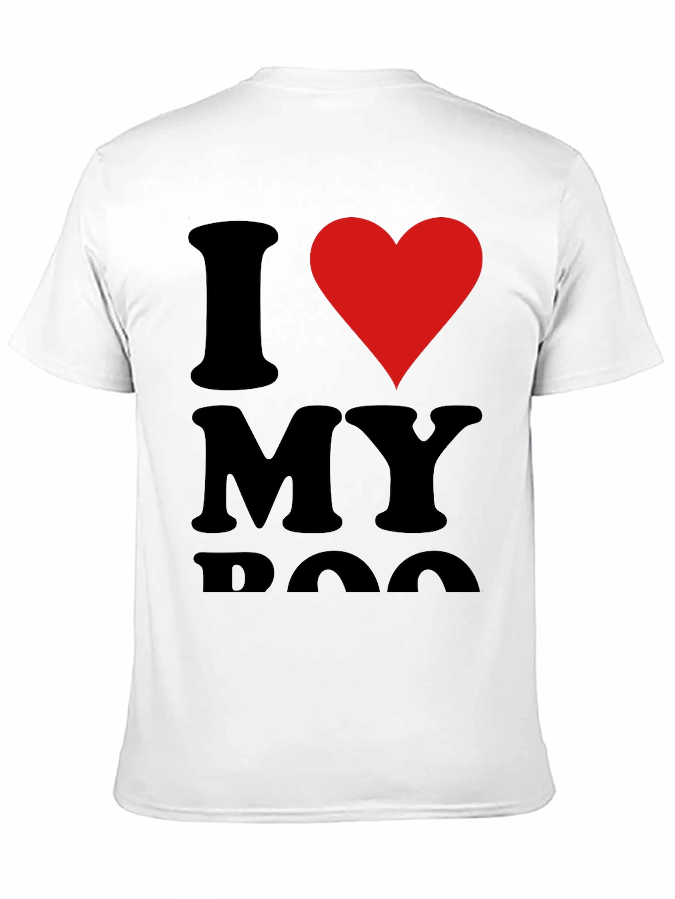 I Heart My Dog Black T-Shirt